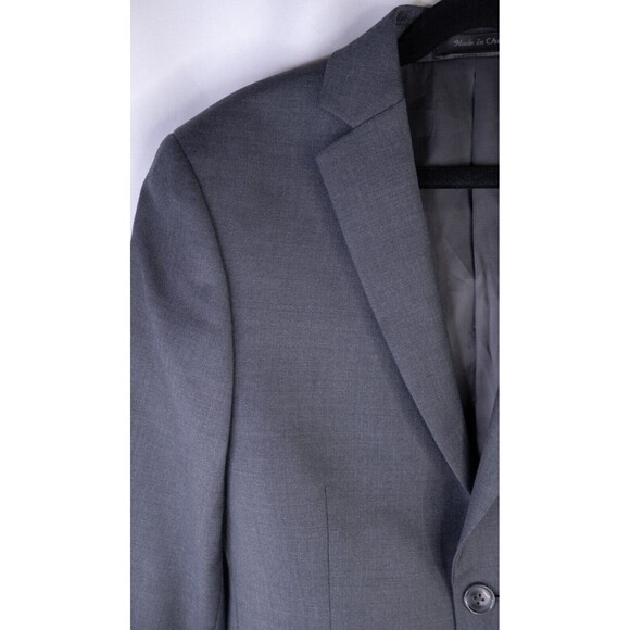 Hart Schaffner Marx Wool Blazer Jacket Kids Boys Gray Solid Lined Size 12 - Picture 6 of 14
